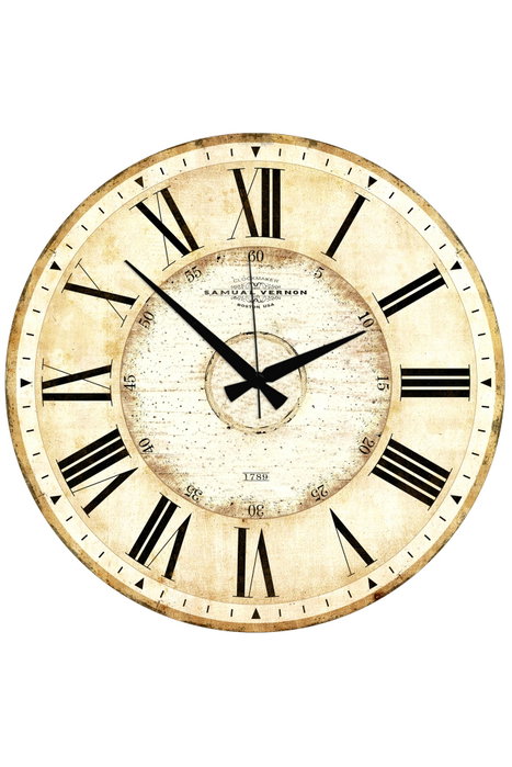 Wallity Reloj Decorativo de MDF Multicolor 50 x 50 cm